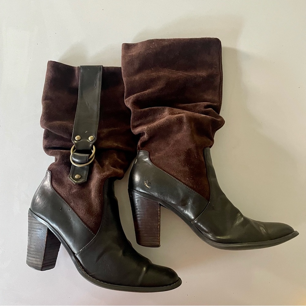 Vintage Rampage brown leather boots